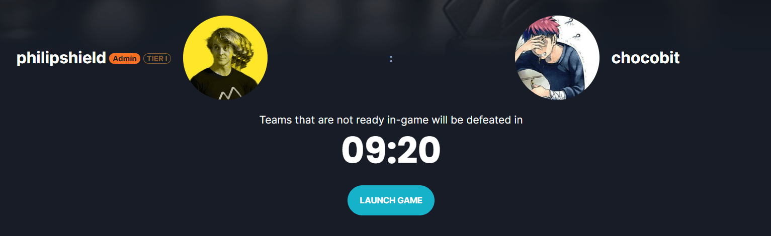 Example game overview page banner